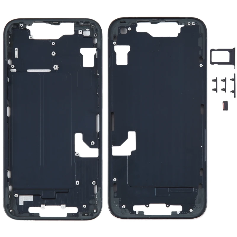 Middle Frame with Side Keys For iPhone 14 Cell Phone Repair Replacement Part