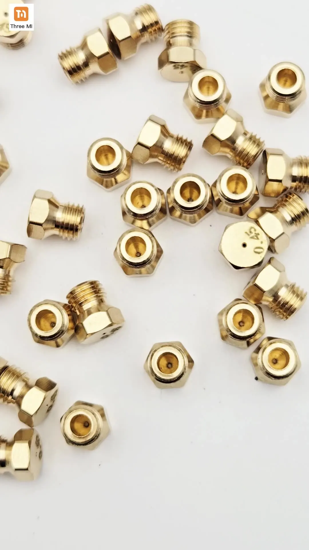 5 Pcs Brass Gas Stove Nozzle Kit For Sabaf 0.73mm 0.97mm 1.15mm M6x0.75 Thread High Temp Resistant For LPG