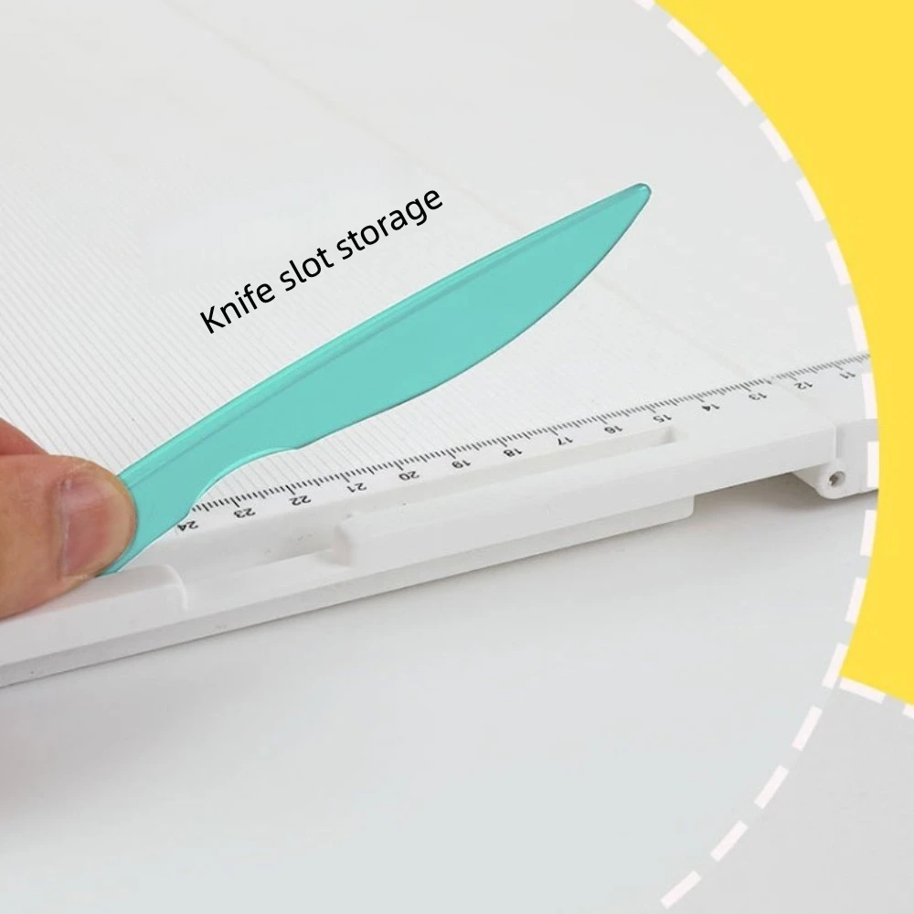 Cortador de Papel A4 2 en 1 Plegable, Herramienta de Puntuación de Doble Propósito, Recortadora para Scrapbooking, Tarjetas y Manualidades DIY