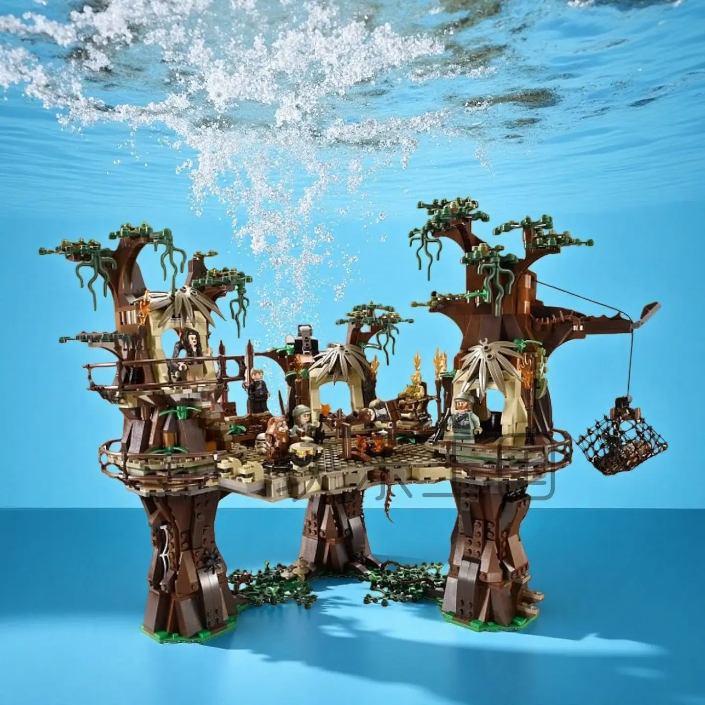 1990PCS Forest Tribe Village Adventure Building Blocks 10236 Set Bricks Toys Birthday Christmas Gifts for Adults view 2