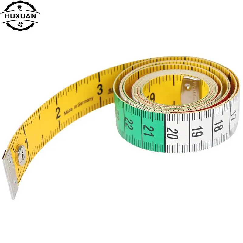 1PC Body Measuring Ruler Sewing Tailor Tape Measure Mini Soft Flat Ruler Centimeter Meter Sewing Measuring Tape 60in 1.5m