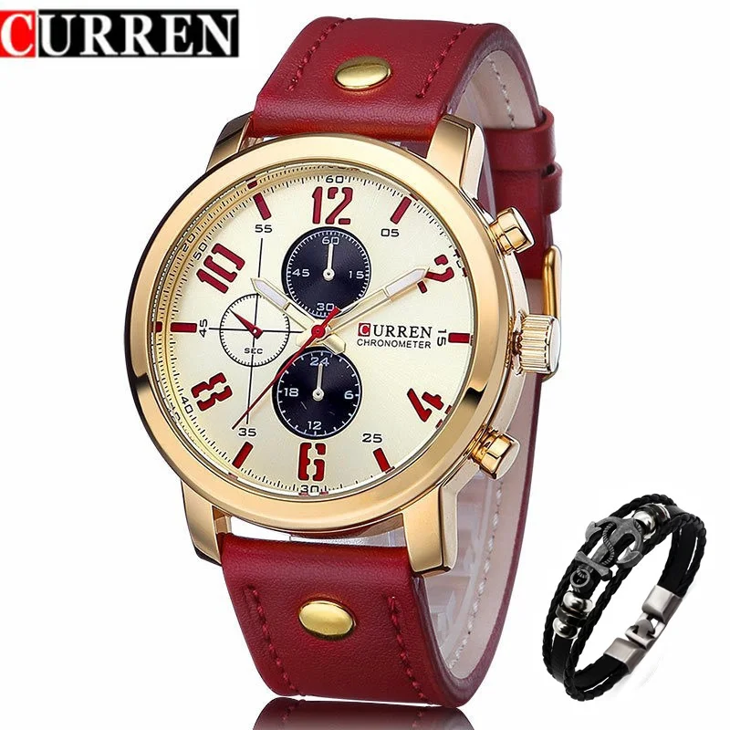 

Curren 8192 Top Brand Quartz Men Watches Luxury Male Clock Sport Mens Wrist Watch Fashion Hodinky Relogio Masculino