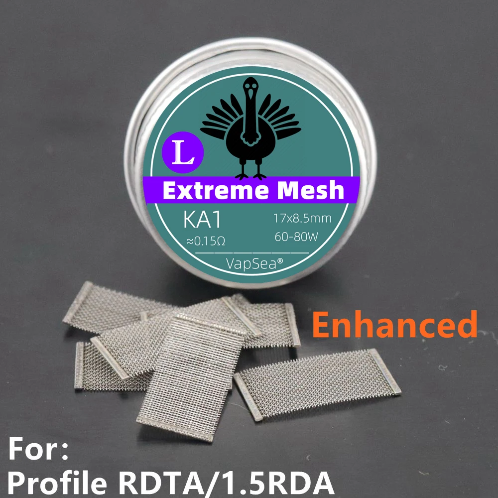 5PCS/10PCS Clapton Nexmesh Coil Ni80 Mix A1 Replacement Mesh Heat Wire For Profile RDTA /1.5 RDA/Kylin M/M Pro/Zeus X Mesh