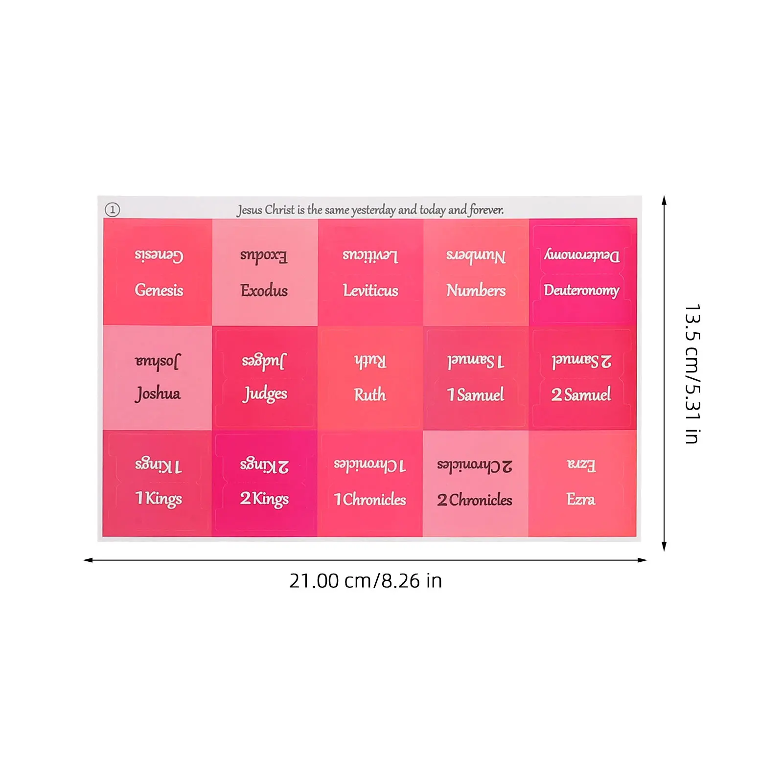 6 أوراق علامات تبويب شهرية مقاومة للماء، علامات صفحة لاصقة، ملصقات ملصقات لقراءة دفتر الملاحظات المخططية #5