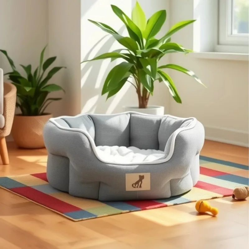 

Dog kennel octagonal pet nest all seasons super soft cat bed dog bed