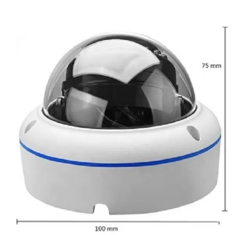 HD 1080P 2MP IP Metal Small Indoor Outdoor IP 67 Waterproof Mini CCTV IR IP Dome Camera and Taxi
