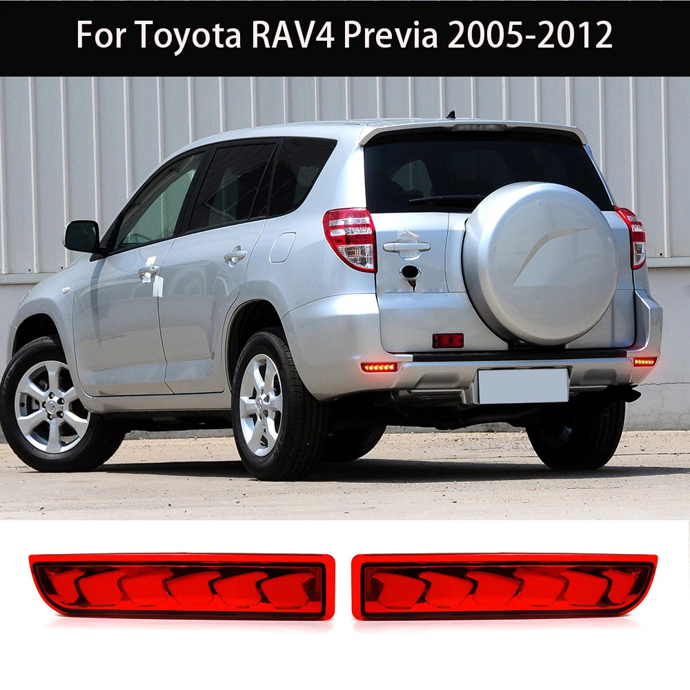 

Rear Bumper Reflector For Toyota RAV4 Previa 2005-2012 Tail Light Brake Lamp