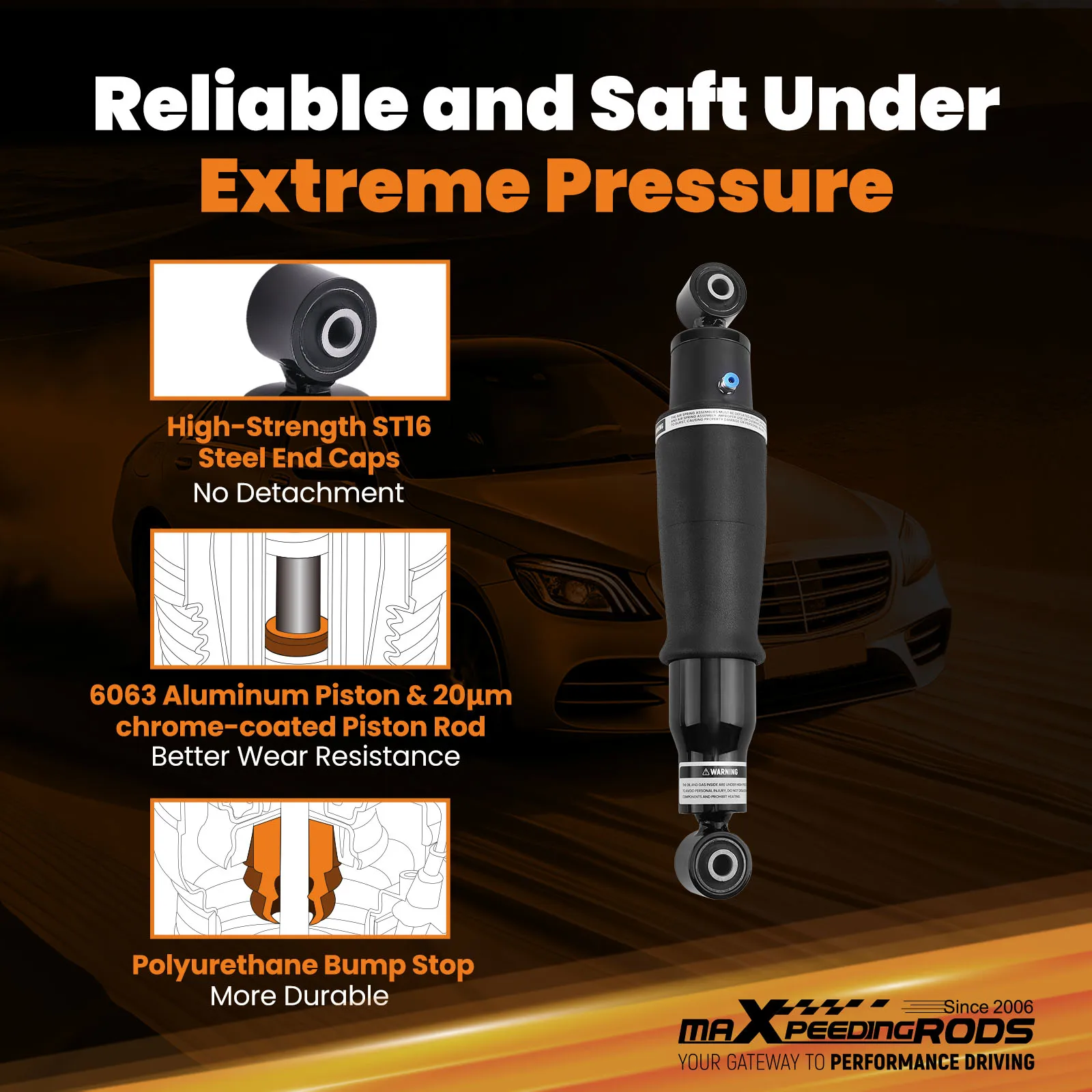 

Rear Air Shock Absorber Strut for Nissan Armada 5.6L 2008-2015 56200ZV60A