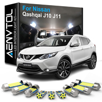 Car Interior LED Lights Canbus For Nissan Qashqai J10 J11 2007-2011 2012 2013 2014 2015 2016 2017 2018 2019 2020 2021 2022 2023