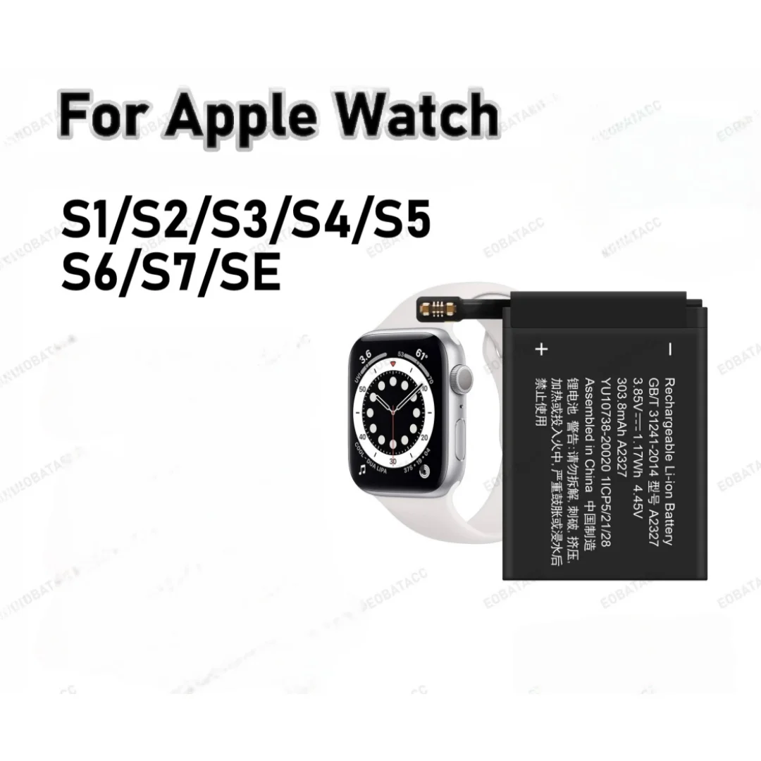 Brand New Battery For Apple Watch Series SE 1 2 3 4 5 6 7 8 Bateria For IWatch S1 S2 S3 LTE S4 S5 S6 S7 S8 38/40/41/42/44/45MM