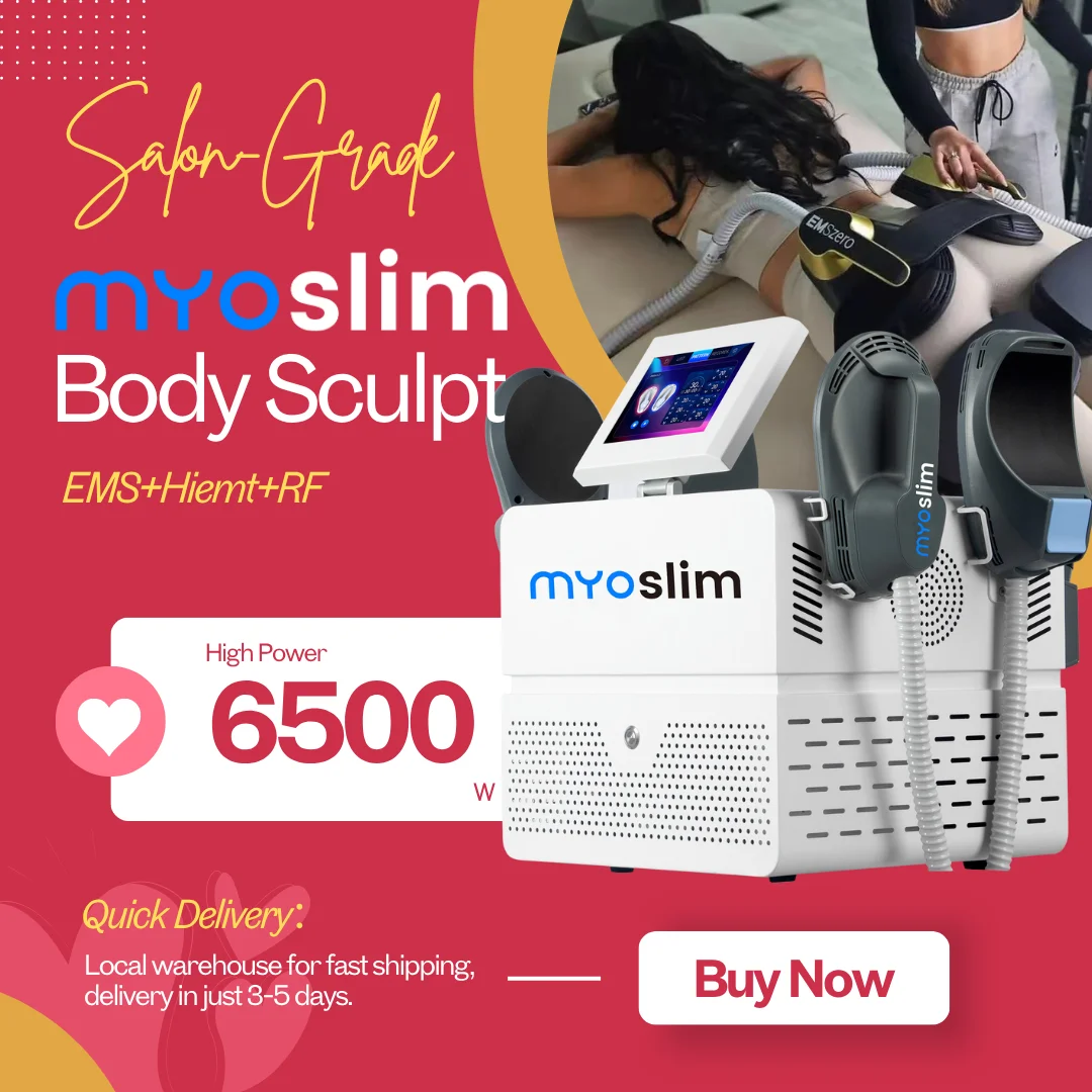 6500W EMS Neo RF Body Sculpt Machine pro Electromagnetic Fat Burning Muscle Stimulation Slimming Device for Fitness And Wellness