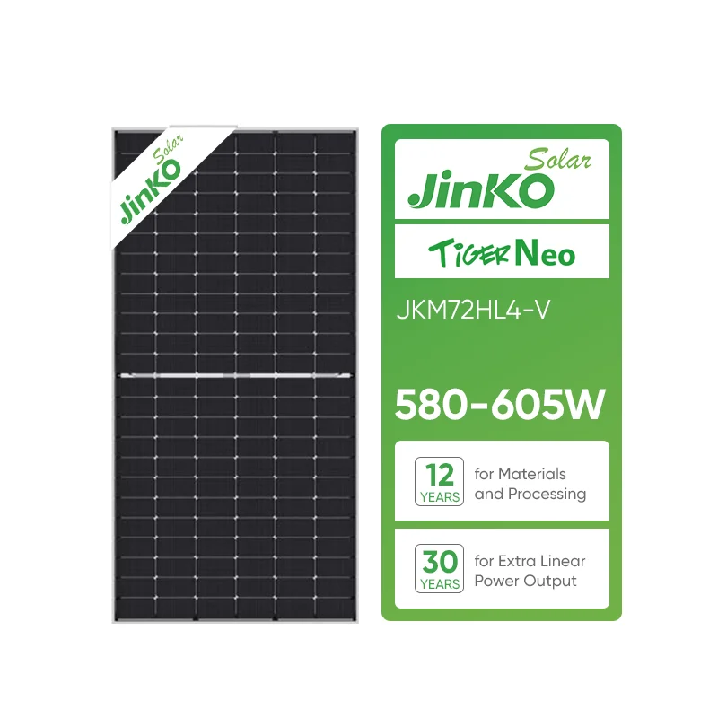 Jinko Monofacial Solar Power Panel 580W 585W 590W 595W 600W Mono Photovoltaic Module For Solar Energy System solar Generator