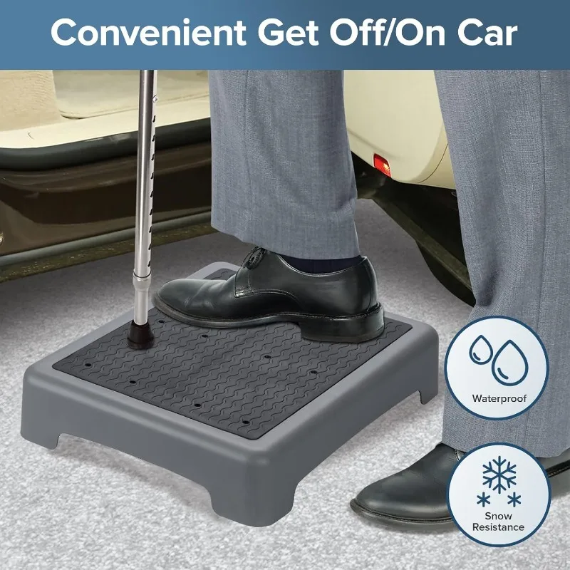 Anti Slip Half Step Stackable Elderly Half Step Outdoor Riser Step Stool for Household Garden Elderly