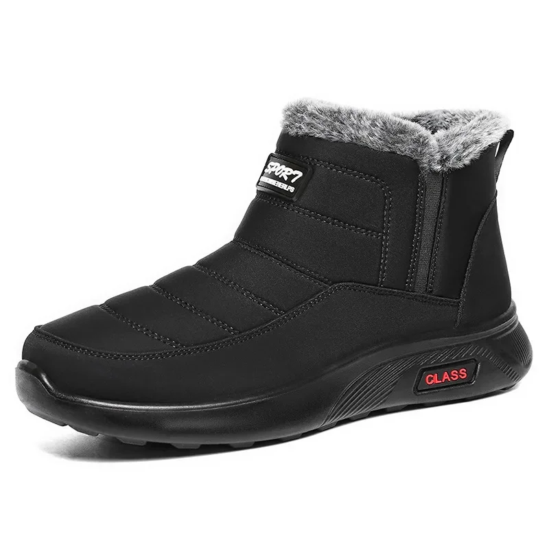 

Winter boots for men and women, cotton shoes with velvet and thickening, same style outdoor warm snow boots.