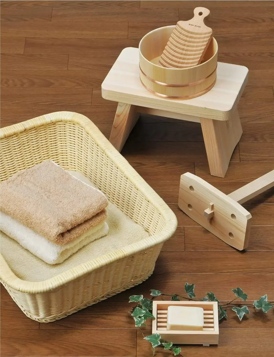 Bath Chair, Hinoki Bath Chair, Large High, 9.1 inches (23 cm)