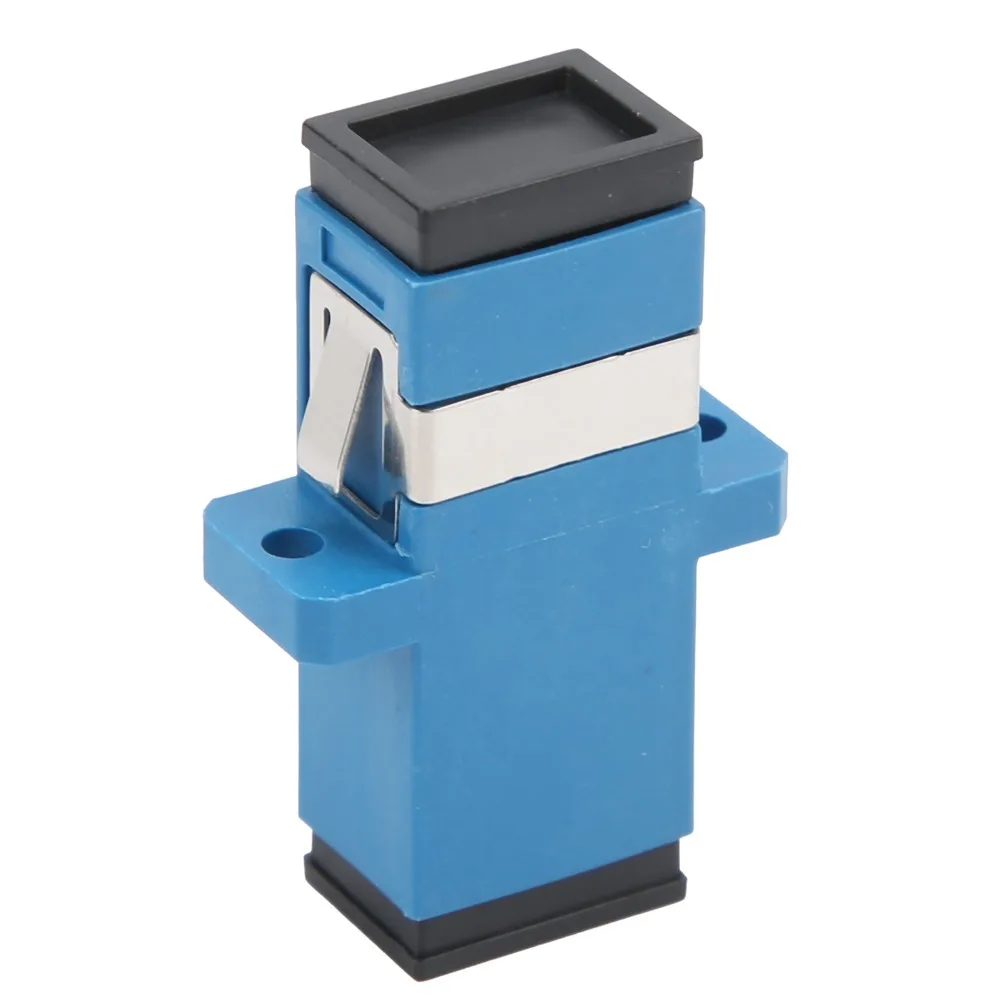 50 PCS Blue SC To SC Fiber Optical Coupler Female To Female UPC Fiber Adapter Flange Connector Fiber Connector Adapter Network