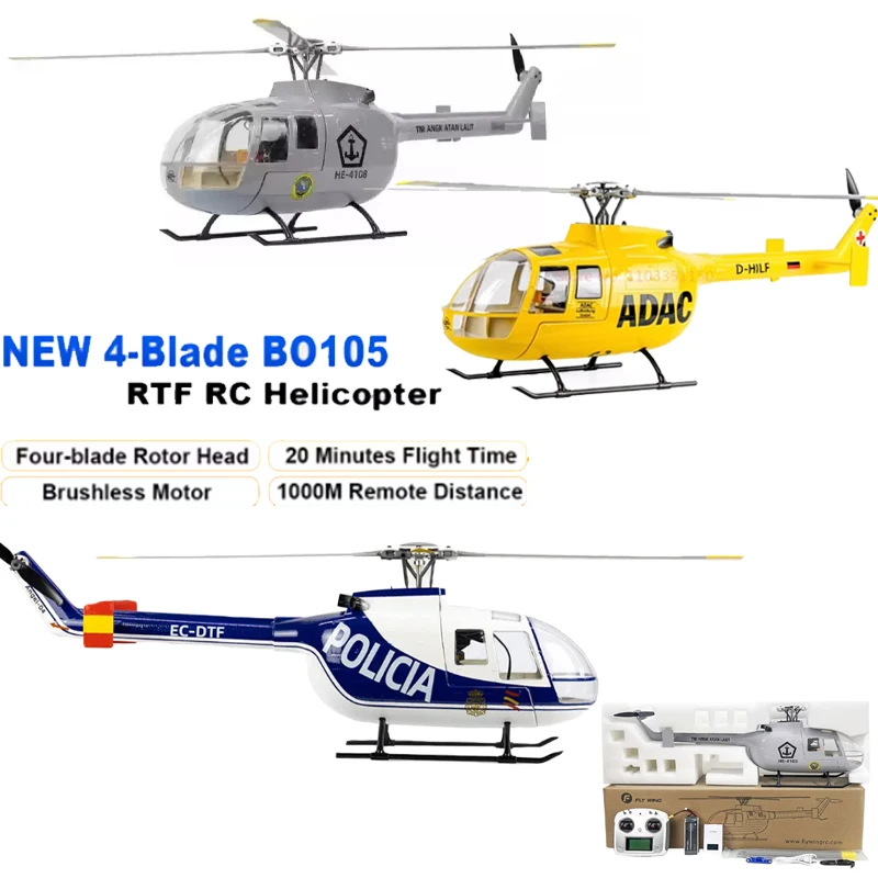BO105 RC Hubschrauber im Maßstab 1:470 – Der ultimative Fluggenuss für Enthusiasten: Eine detaillierte Bewertung des 470 Class FLYWING BO105