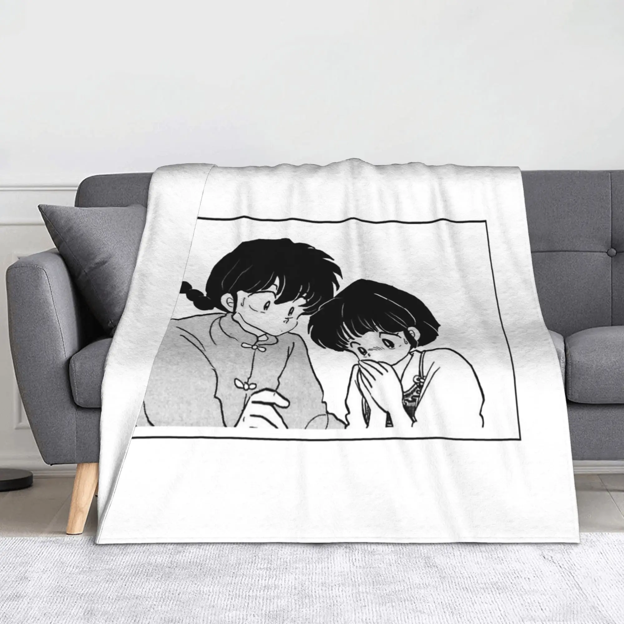 

Ranma Saotom аниме Akane одеяло, плюшевые пледы, ультра-мягкие теплые покрывала с принтом для путешествий в самолете