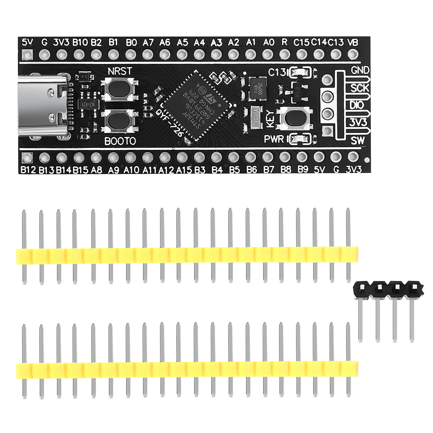 【~ New B11B】STM32F411 Development Board, STM32F411CEU6 STM32F4 Learning Board, Support for MicroPython/ Programming