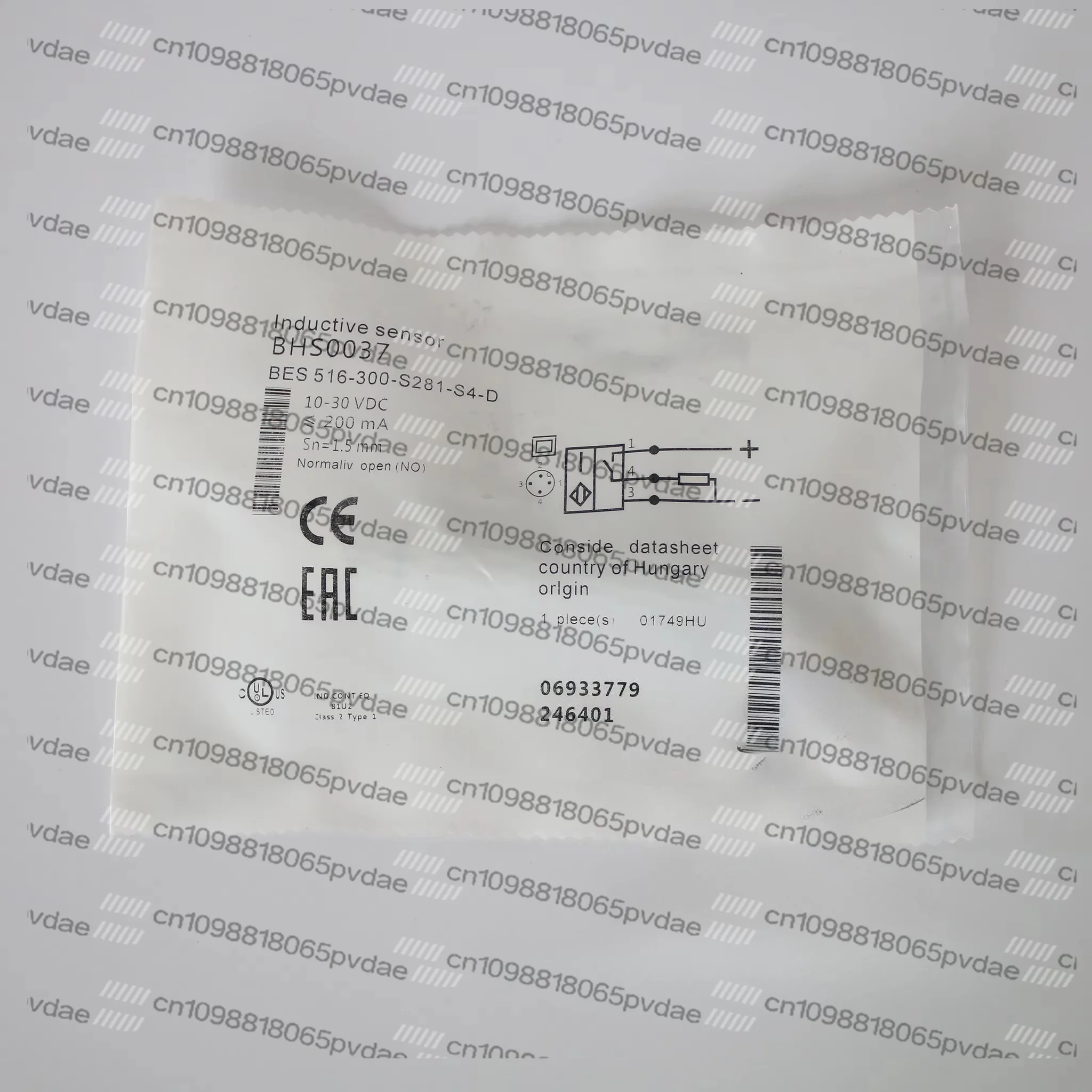 tool parts   Fast Delivery BHS0037 BES 516-300-S281-S4-D Proximity Switch In Stock