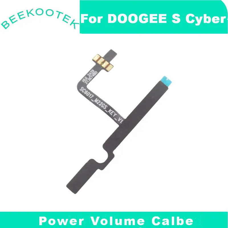 New Original DOOGEE S Cyber Power Volume Button Cable Side Flex Cable FPC Custom Button flex FPC For DOOGEE S Cyber Smart Phone