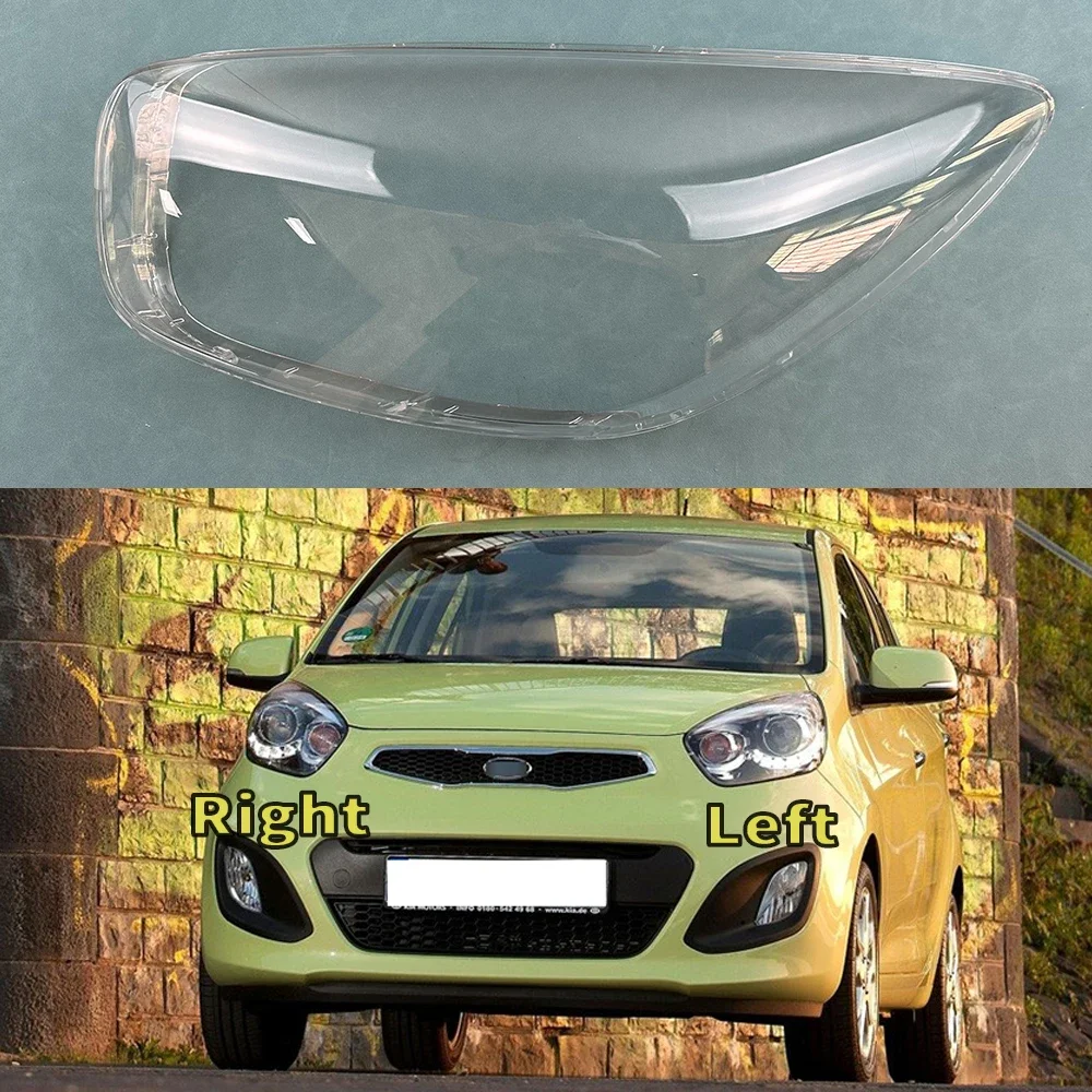 

For Kia Picanto 2012 2013 2014 2015 Headlight Cover Shade Headlamp Shell Transparent Lampshade Lens Auto Replacement Parts