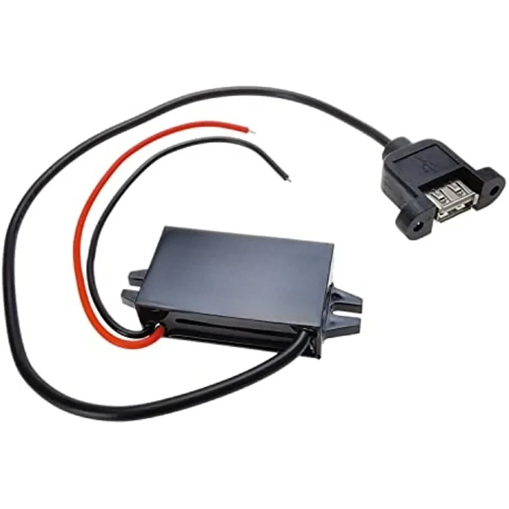 12V24V to 5V 3A DC-DC Step Down Voltage Power Supply Output Adapter Car Power Converter Micro Mini USB with Reverse Protection