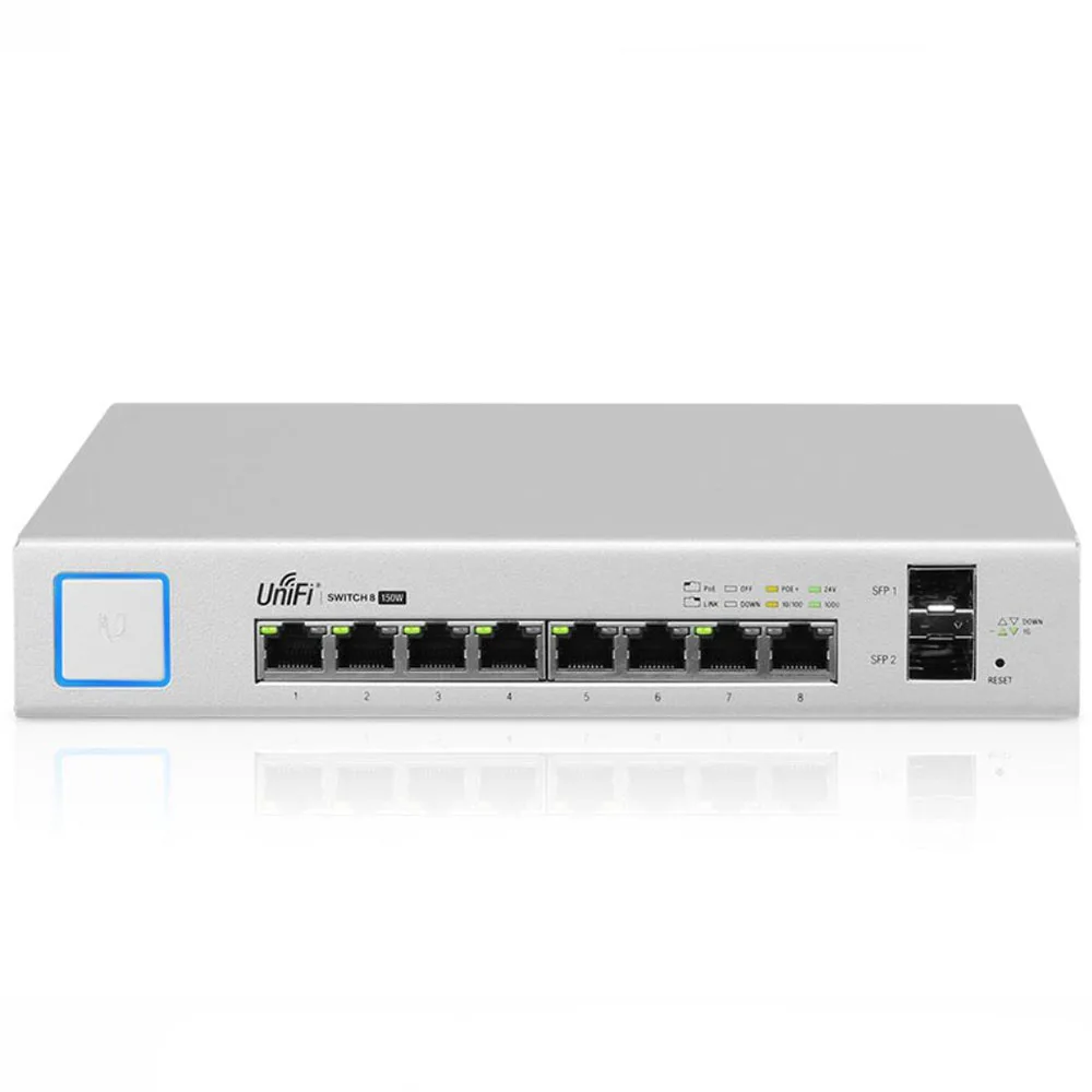 UBNT UniFi Switch US-8-150W 24V 48V 802.3af/at PoE Gigabit switch