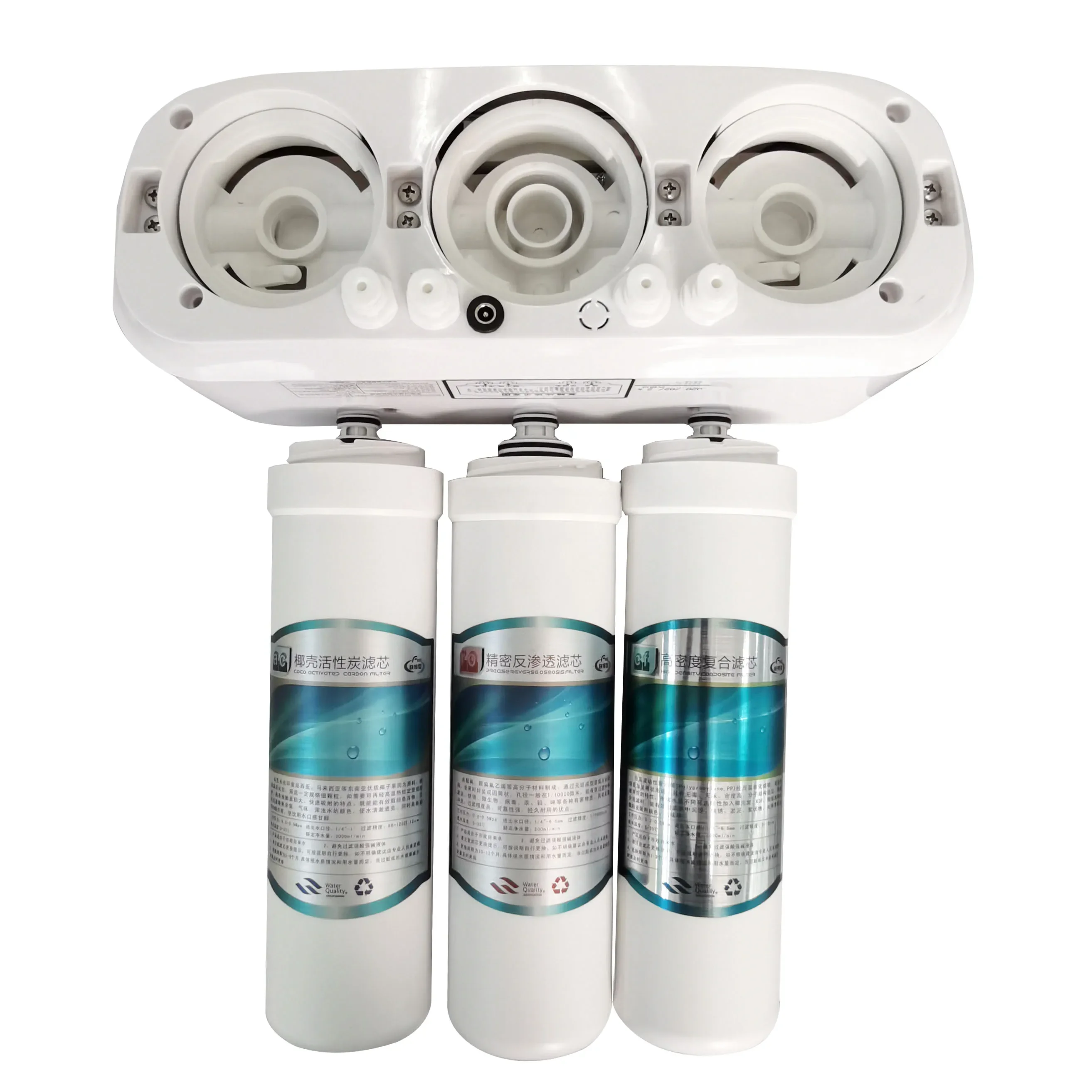 Purificador de agua RO eléctrico para el hogar con cartucho de filtro de repuesto rápido, nuevo diseño, sistema de ósmosis inversa, uso del fregadero de hoteles