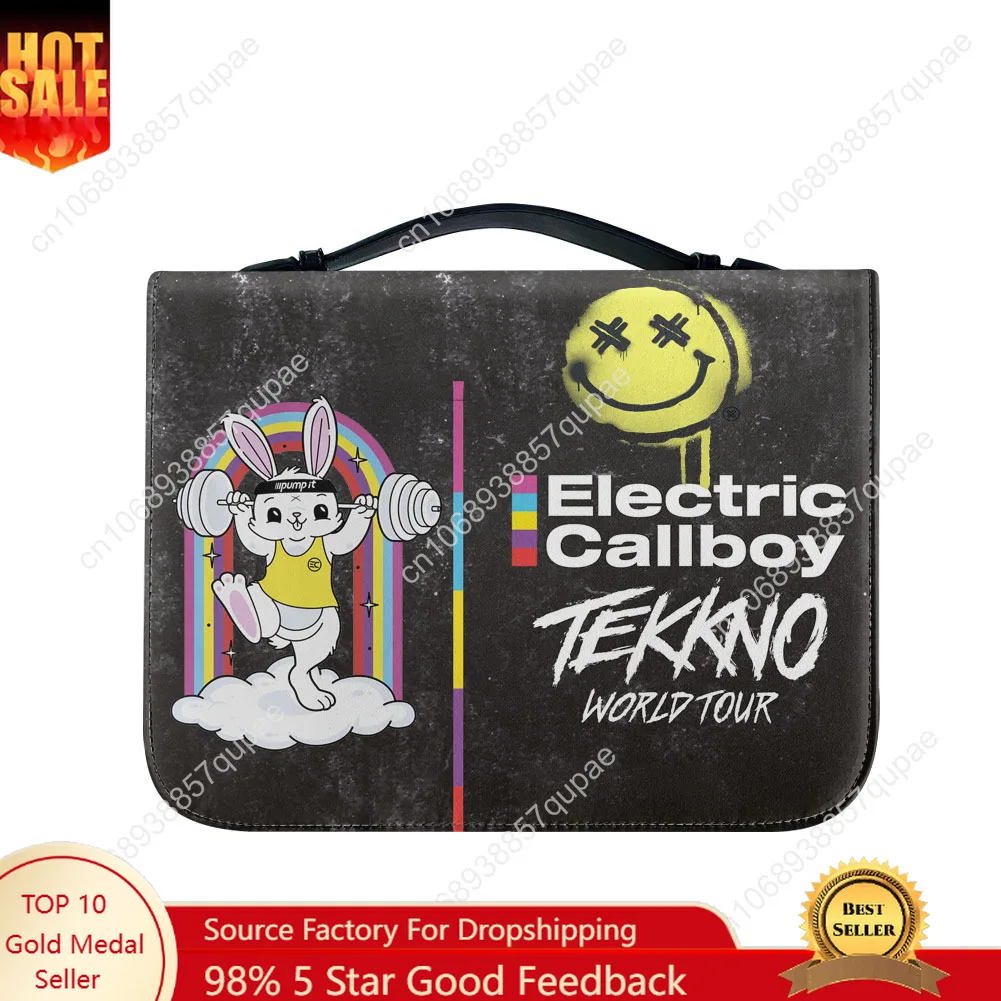 

Electric Callboy Electronic Band Bible Bags Christian Gifts Cover Bible Pack Waterproof Leather Bag Pockets Package Case