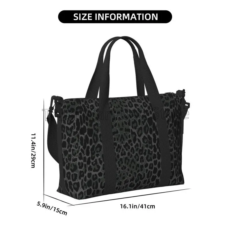 Leopard Print Travel Duffle 2