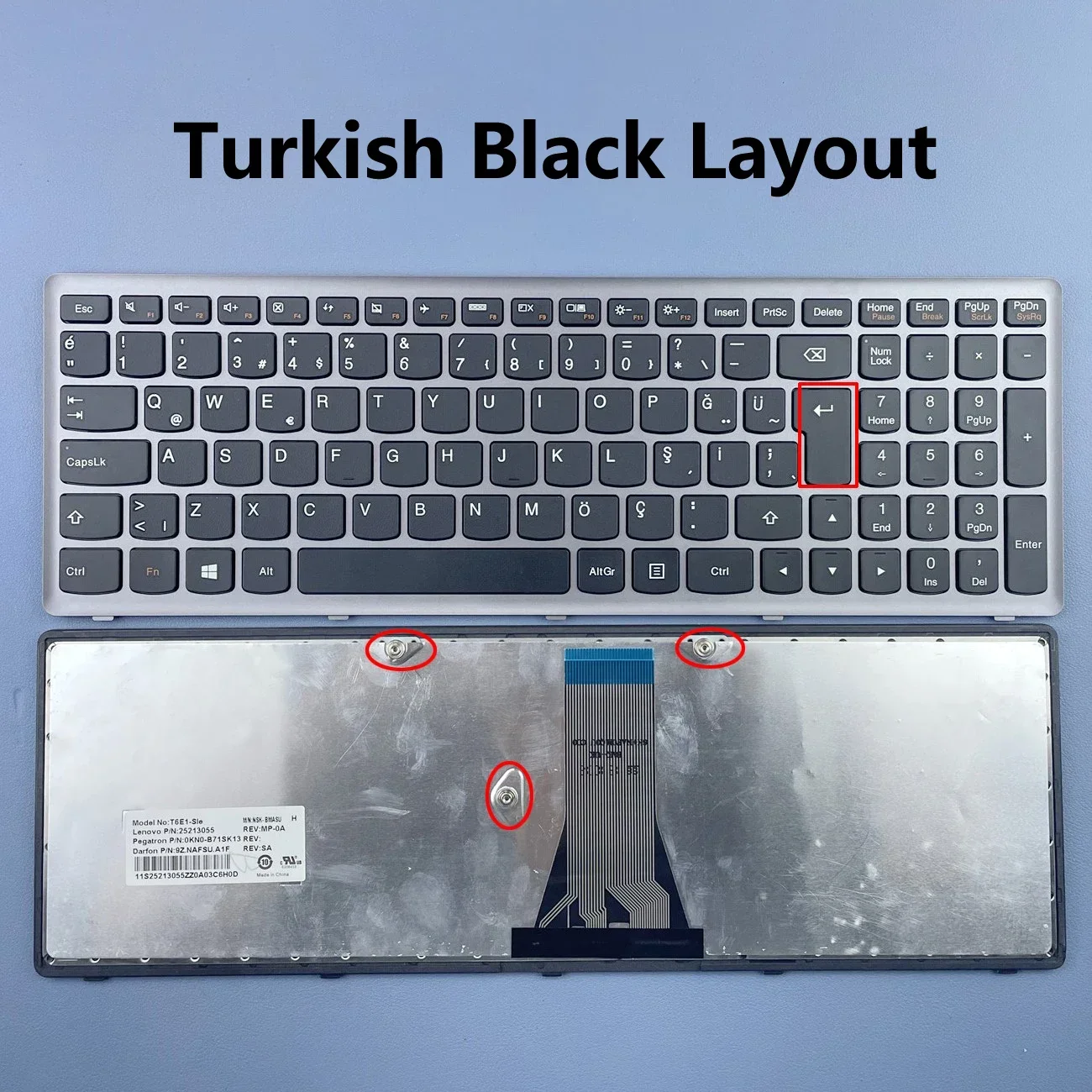 Turkish Laptop Keyboard For Lenovo IdeaPad FLEX 1515D G500C G500H G500S G505S S500 S500C S500T Series TR Layout