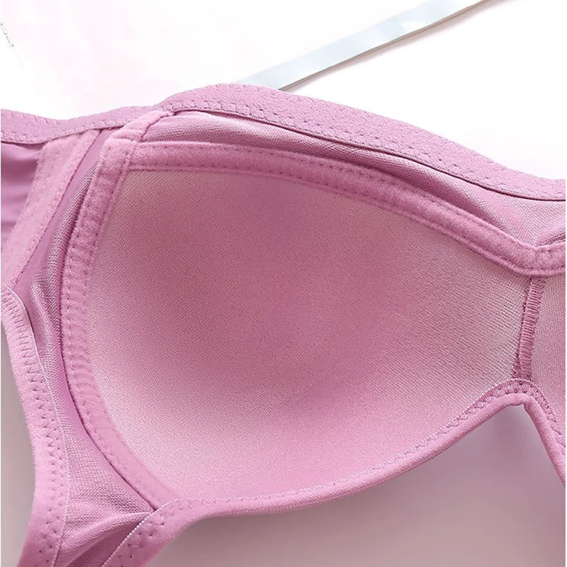 Thin Section Of Anti-Sagging Collection Of Breasts Bra Push Up Without Steel Ring In The Elderly Mother Lingerie Women Underwear