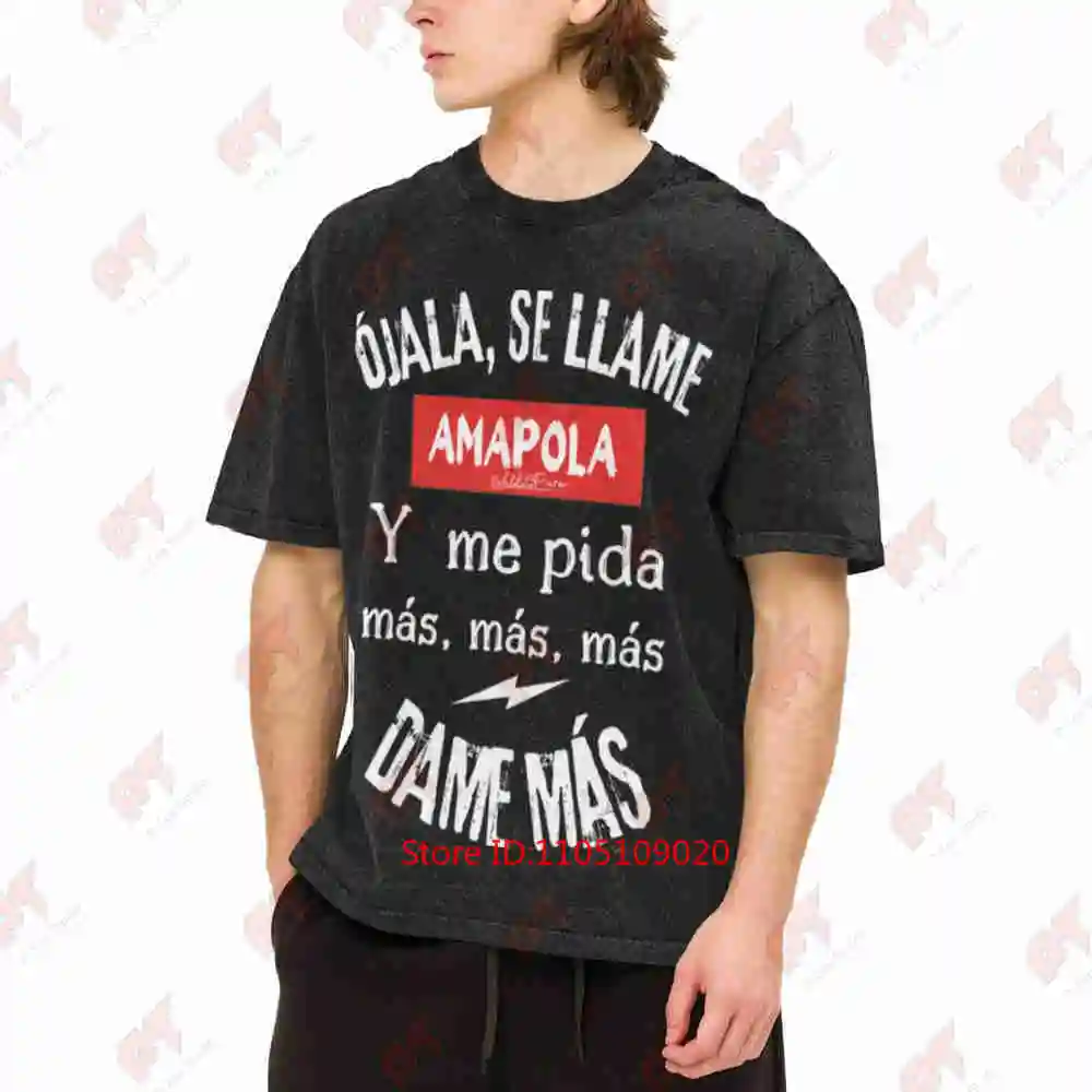 Si Te Vas Extremoduro Spanish Vintage Washed Tee Pure Cotton T-Shirt