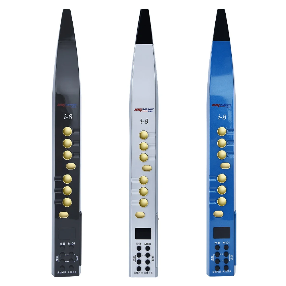 i8 LCD Electric Radio Blowpipe Saxophone 83 Types Timbre + Wireless Transmitter Electric Torch USB Cable Mouthpiece