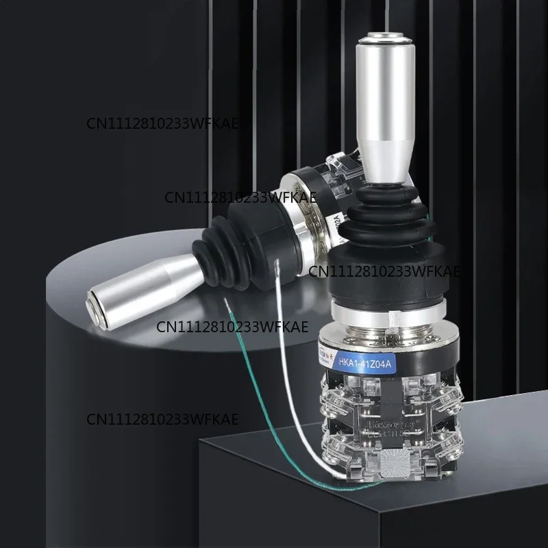 HKA1-41Z04A/41Y04A 4Position Momentary/Self locking Controller Spring Return Joystick Switch with a button for Crane Forklift