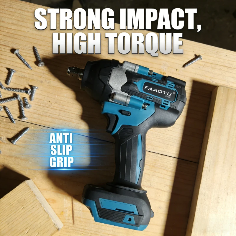 

FAAOTU DTW700 18V charging impact wrench Brushless electric wrench Large torque impact wrench for MT battery