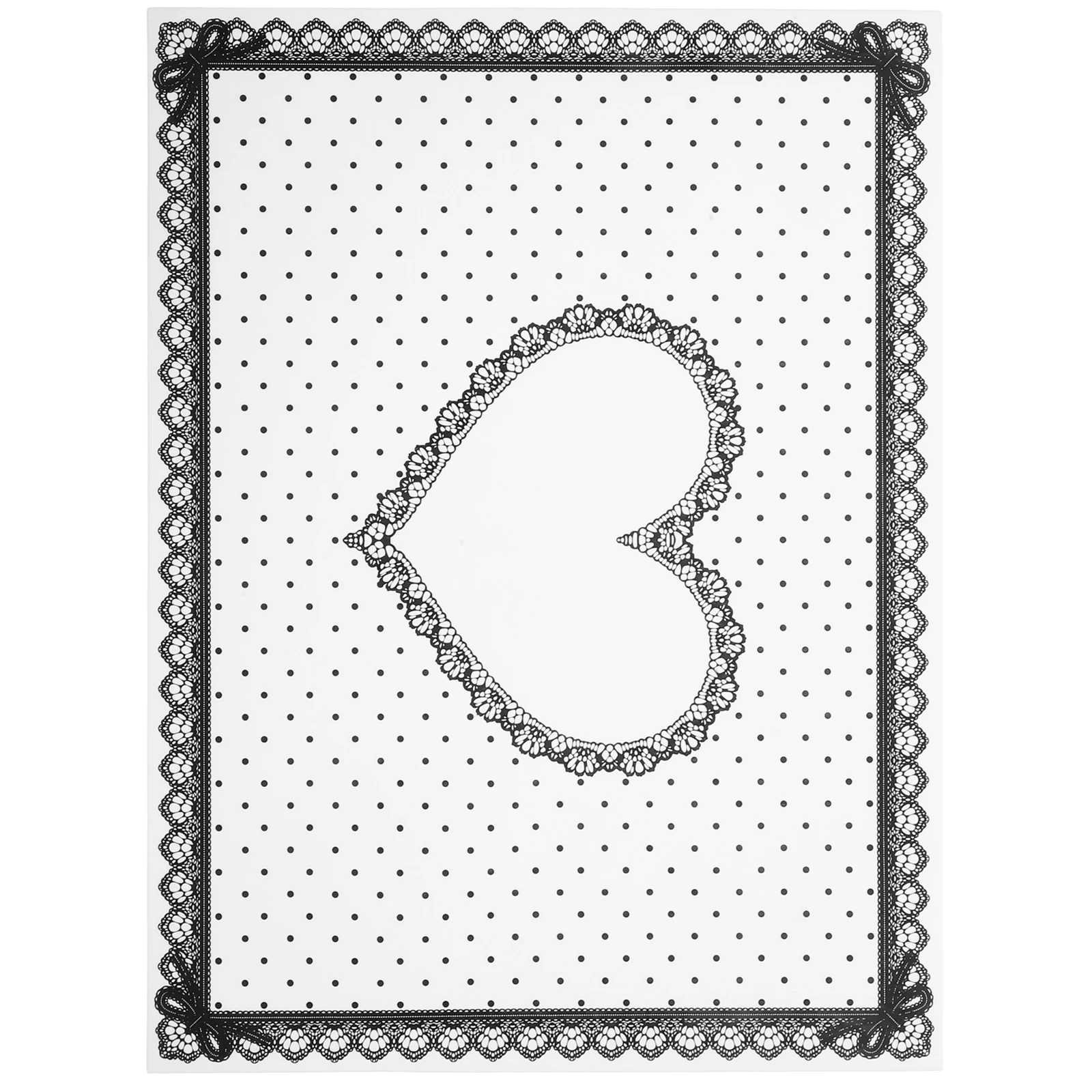 

Nail Pad Manicure Cushion Comfortable Practical Heart Shape Dots Lace Premium Material Firm Support Easy Clear Proper