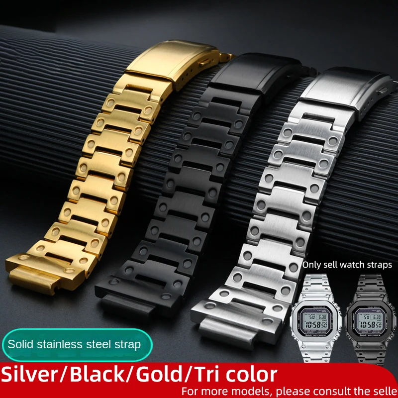 

Ремешок из нержавеющей стали 16 мм для Casio G-5600 модный комплект G-SHOCK DW-D5600 с металлическим безелем GW-M5610/M5600 GLX/GB-5600, чехол-браслет