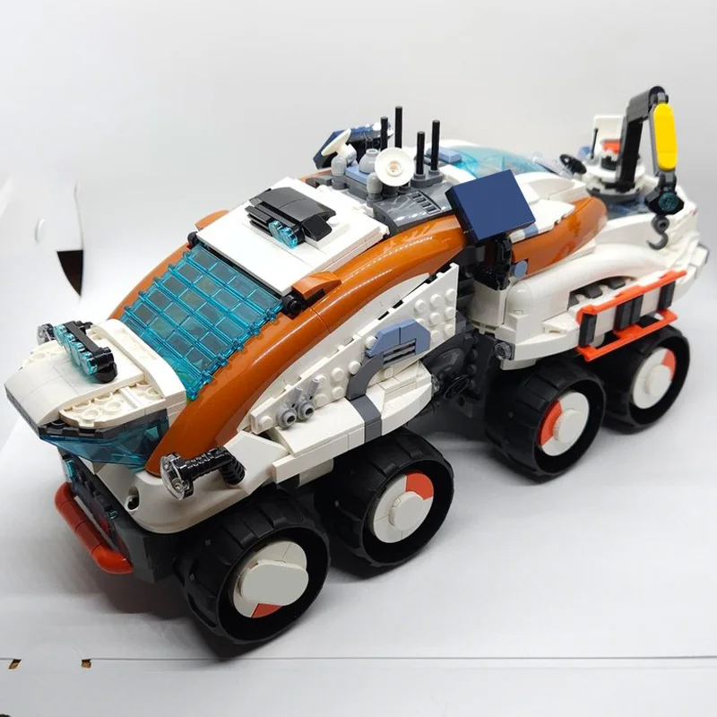 1561 Parts MOC Customize Space Series EV-G4 Command Rover Model Building Block Creative Technology Assembly Toys Birthday Gift