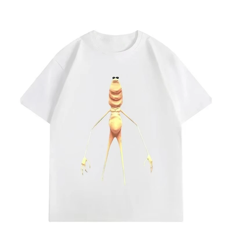 ماركوس الدودة أين جيمبو جيمس مضحك ميمي تي شيرت عالية الجودة موضة تي شيرت الرجال النساء عادية القطن تي شيرت #2