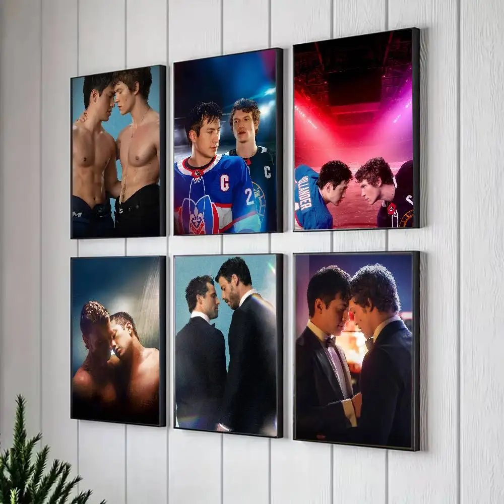 H-Heated Rivalry Poster for Modern Decor in Home Offices, Bedrooms, Living Rooms, Kitchens, Bathrooms.