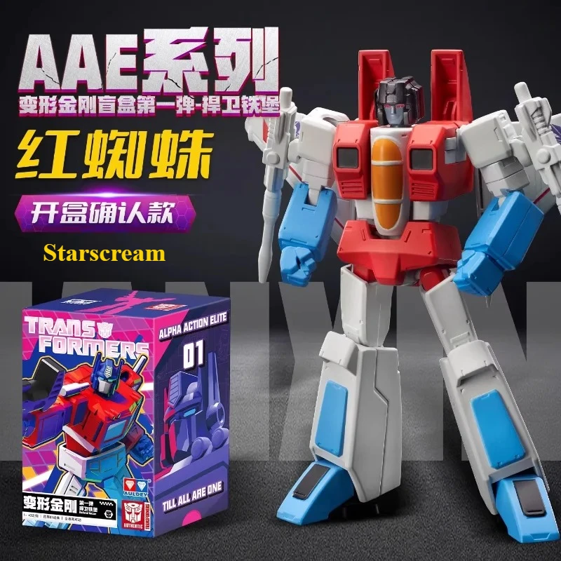 Auldey محولات حقيقية AAE سلسلة صندوق أعمى 1st موجة Poseable عمل نموذج لجسم أوبتيموس برايم Starscream لعبة الأولاد هدية