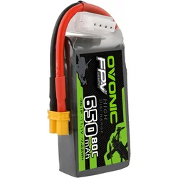 OVONIC 11.1V 650mAh 3S 80C Lipo Battery with XT30 Plug for RC Car Boat Truck Heli Airplane Quadcopter Helicopter Multi-Motor Hob