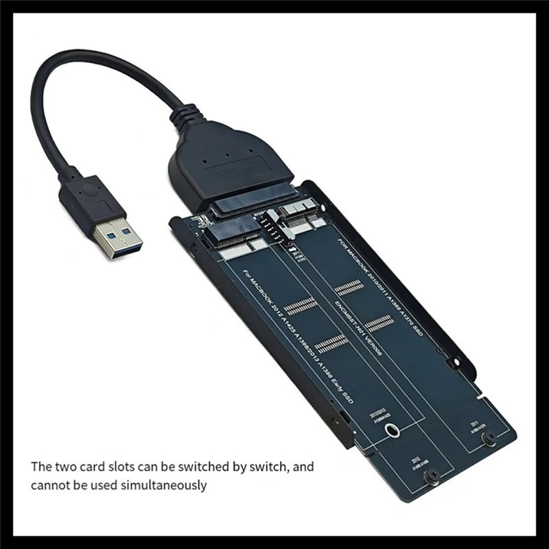 

Advanced M.2 SSD Adapter Formacbook 2010/2011 A1369 SSD A1425 A1398 MC975 MC976 Case Enclosure SATA 22Pin To2010 2011 2012 SSD C