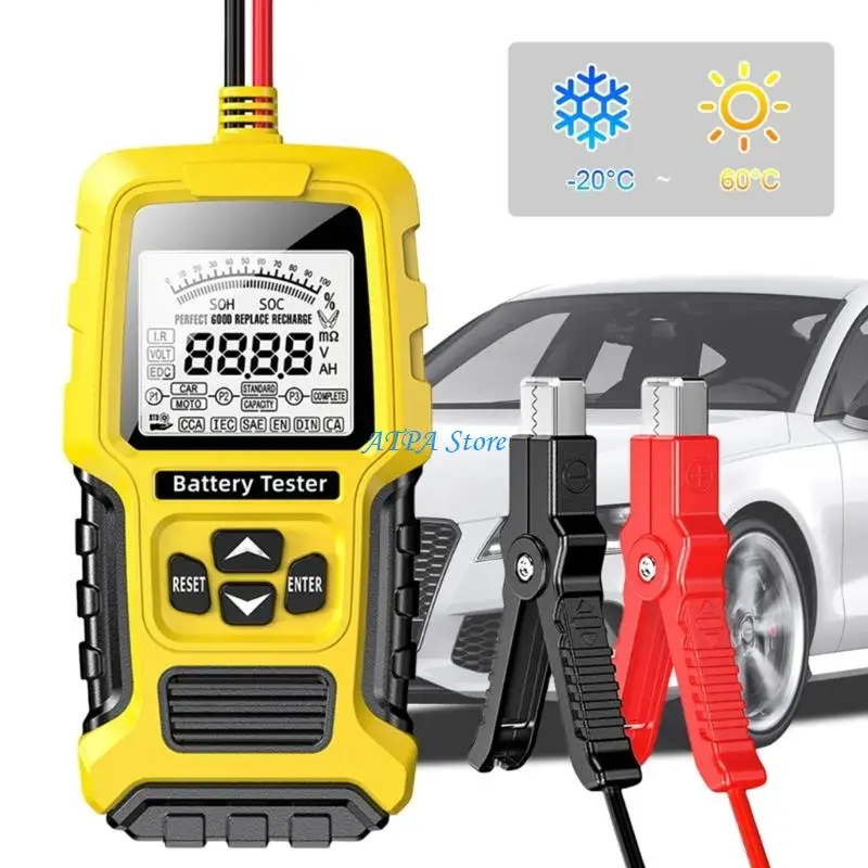 U13C 12V 24V Car Battery Tester Analyzers Automotive Battery Load Tester Diagnostic