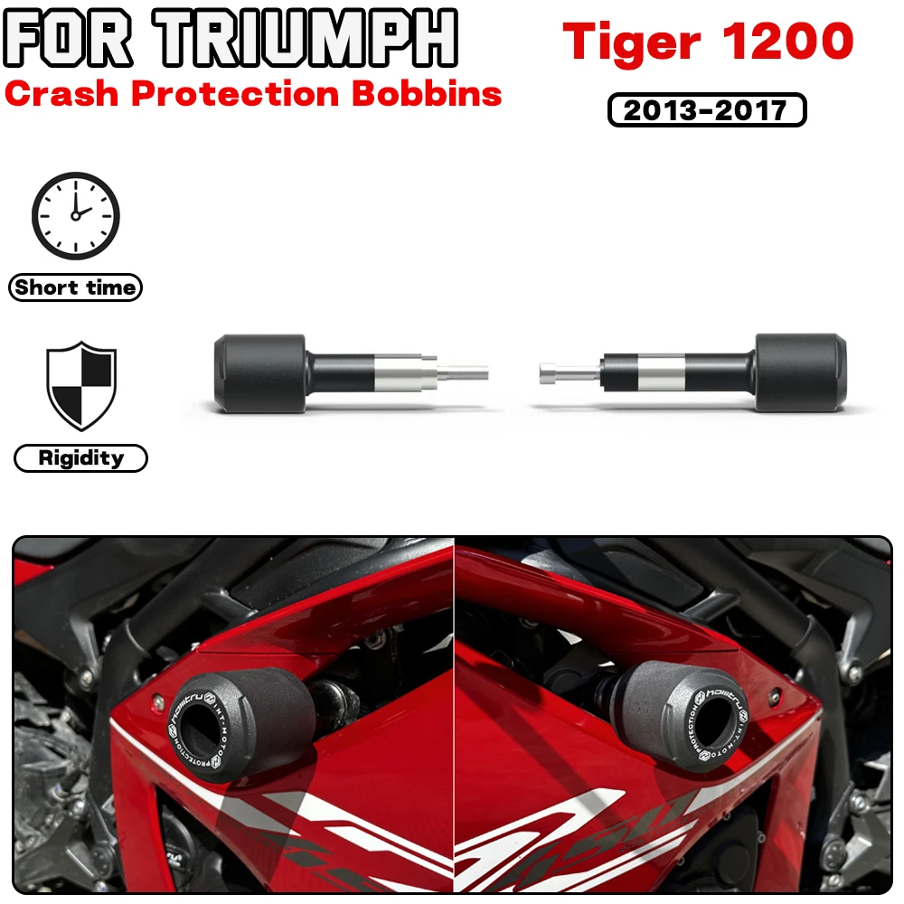 

For YAMAHA Tiger 1200 2013-2017 1200 XC 2017 Motorcycle Frame Crash Protection Sliders Falling Protector Engine Protect Kit