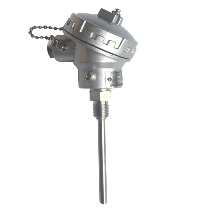 Temperature Sensor PT100 Temperature Transmitter 4-20mA OEM ODM IP67 Steel 3 Years Warranty