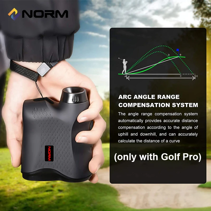 NORM Laser Rangefinder 500M 900M 1200M 1500M Laser Distance Meter for Golf Sport, Hunting, Survey