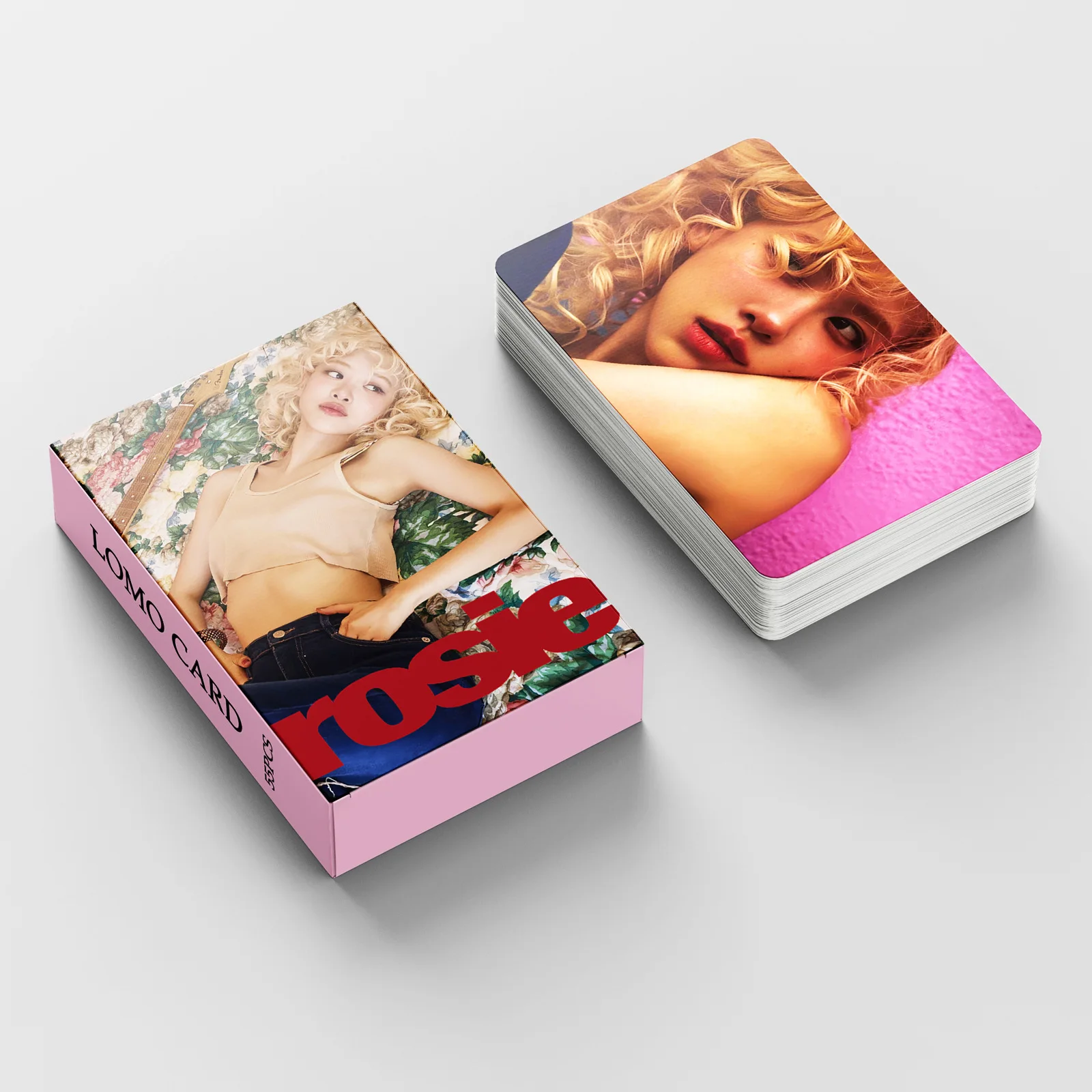 

55Pcs/Set Kpop ROSÉ Stoxic Till The End Lomo Card ROSE APT Postcards for Fans Collection Gift